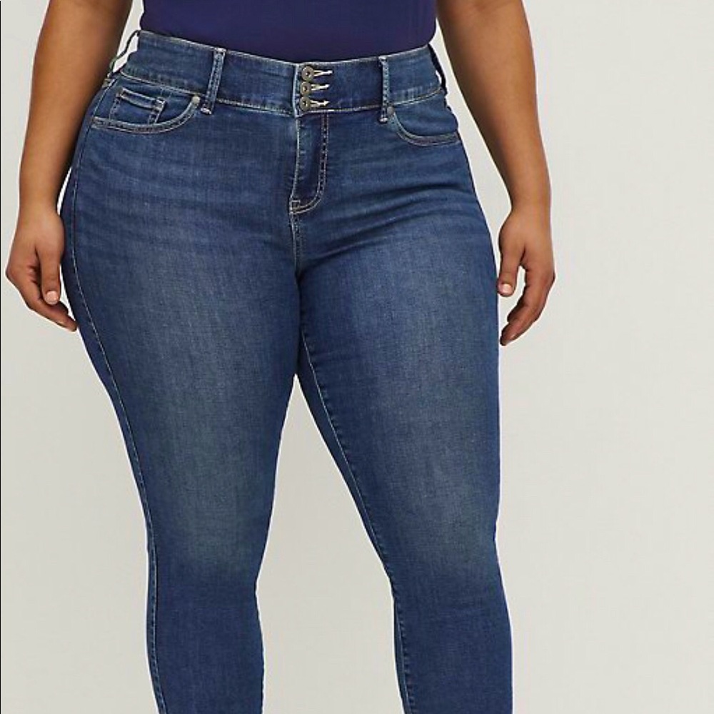 Torrid jean jegging medium wash sz 16
